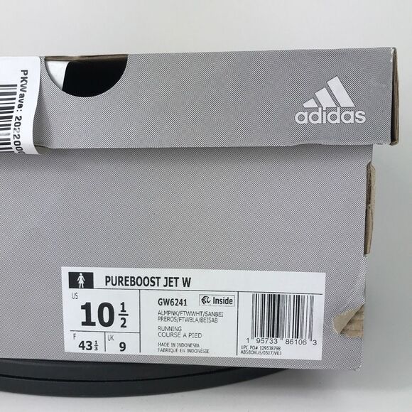 Adidas Pureboost Jet Pink Athletic Running Shoes GW6241 Women’s Size 10.5 - Picture 11 of 11